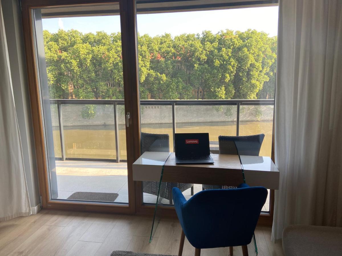 Apartament Studio Z Widokiem Na Odre Bulwary Ksiazece Wrocław Extérieur photo